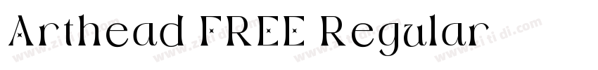 Arthead FREE Regular字体转换